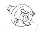Fleck FL 15055 Main Drive Gear Shaft