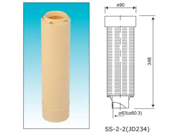 Fleck 3150 2_ Üst Difüzör (DN63)